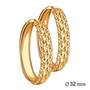 Золотые серьги МАГНАТ МА 021095 фото